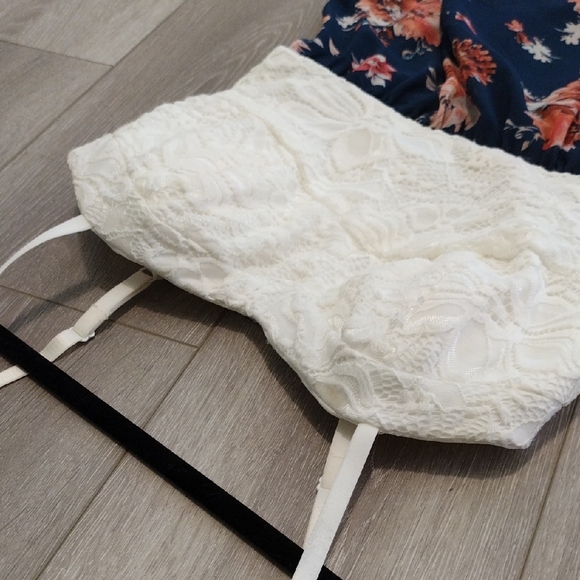 AUW High Low Dress With Floral Pattern - Picture 7 of 17